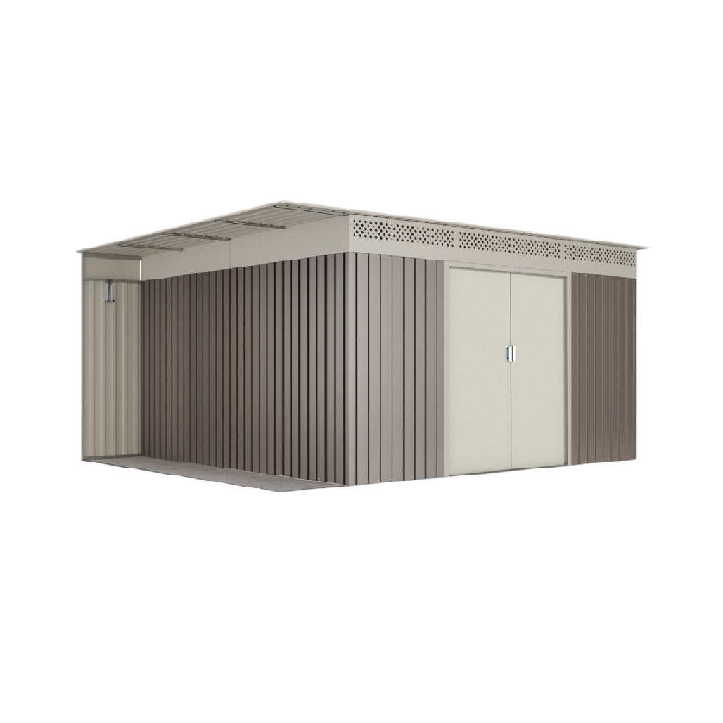 Abri de jardin en métal pour stockage extérieur - 200 x 100 x 150
