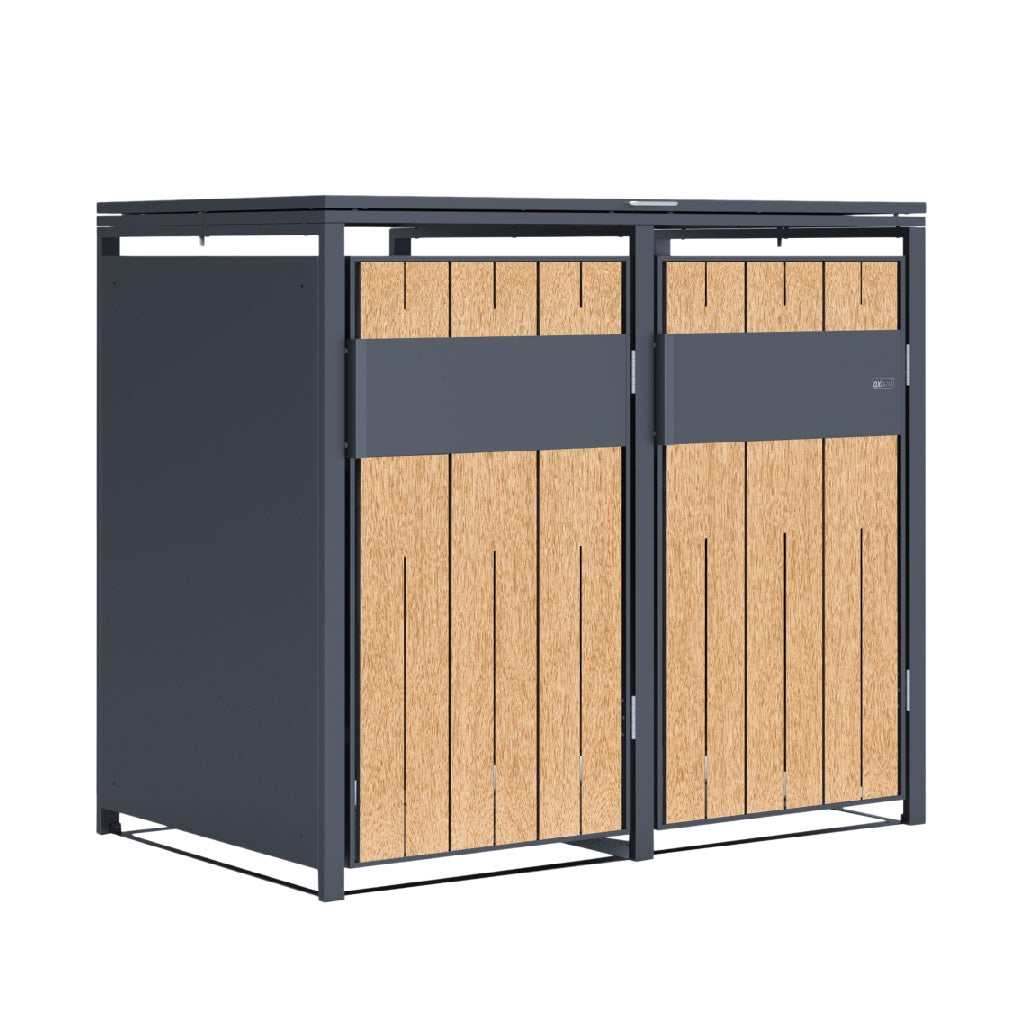 Meuble de rangement pour extérieur en métal et aggloméré - 150 x 100 x 90